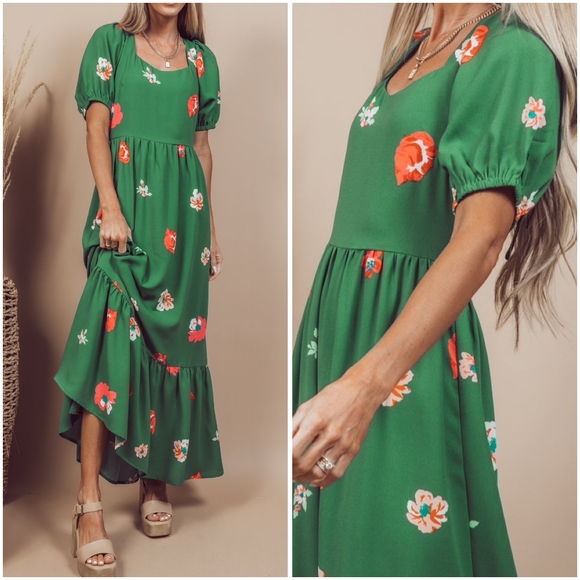 SUGARLIPS As You Are Lynette Floral Sweetheart Maxi Dress - Picture 9 of 13